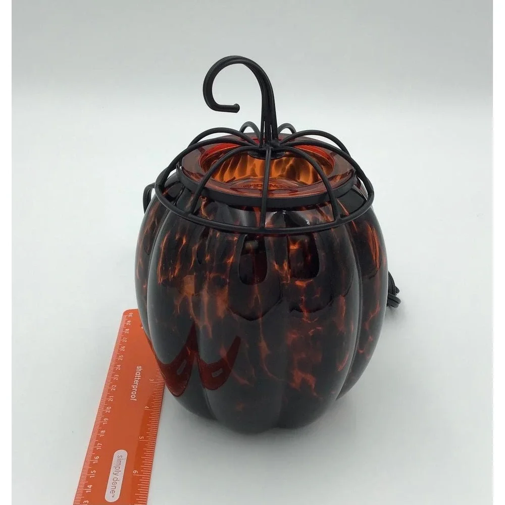 Scentsy Tiger Eye Pumpkin Electric Wax Warmer Fall Decor Thanksgiving Halloween